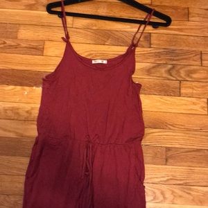Maroon Jumpsuit